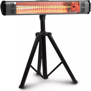 히트 스톰 HS-1500-TT 적외선 7피트 코드 삼각대 + 히터 블랙
