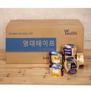 박스테이프 (BOX)영대투명3절테이프(15mmx25m)_50개입