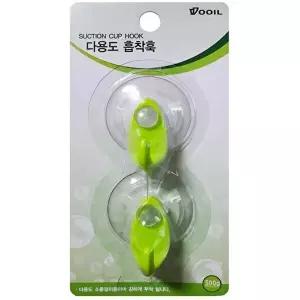고품질 베란다 창고 다용도 소품걸이 행거 2P 고무흡착기 흡착판 흡착고무 흡착패드 큐방 W6825A1