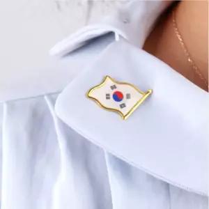 대한민국 태극기 뱃지 국기 옷핀 가방 모자 장식