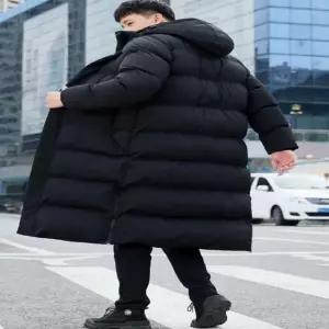 남성 겨울 롱패딩 안감 스웨이드 충전재 롱패딩점퍼 (WDCBF6A)