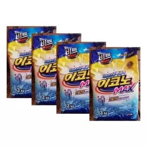 비트 이코노맥스 3kg 파우치 4개입 주방청소 청소 다목적 (WAB0862)