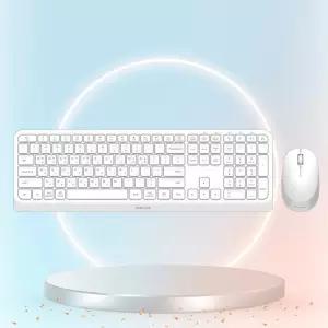 필립스 SPT6407 멀티페어링 블루투스 무선 키보드 마우스 화이트