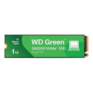 Western Digital 1TB WD Green SN3000 SSD M.2 5,000MB/s 드라이브 스테이트 내부 NVMe PCIe, Gen4 2280, - 솔리드 최대 WDS100T4G0E