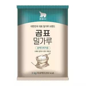 대한제분 곰표 중력밀가루 3kg X 6개