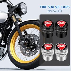 2PCS 오토바이 휠 타이어 부품 밸브 스템 캡 커버 액세서리 Ducati Panigale Diavel Superleggera V4 V2 스
