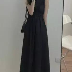여름 롱원피스 민소매 밴딩 셔링 원피스