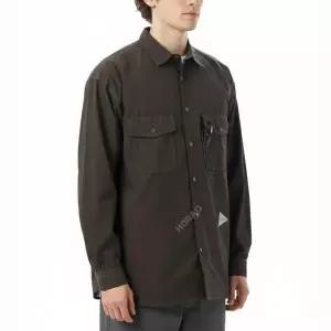 CORDURA typewriter LS shirt - Dark Brown (5745283071-052) (코듀라 타입라이터 롱슬리브