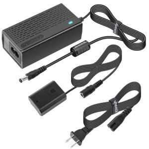 KIMARU NP-FZ100 DUMMY BATTERY AC POWER A7IV ADAPTER A6600 ZV-E1 A1 A9II CAMERAS FX3 A7SIII FX30 KIT ALPHA A7CR A7RV FOR A7RIV A7CII A7III A7RIII A7C A6700 A9 ZV-E10II SONY