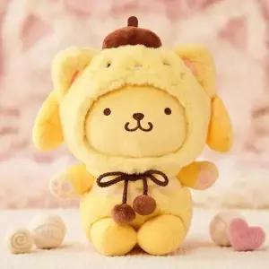 ( )캐릭터 인형 폼폼푸린 고양이 봉제인형 25cm 중형 애착 인형 선물