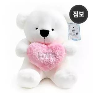(선택 누리베어하트 곰인형 핑크(점보140cm))누리베어하트 곰인형 핑크점보140cm 곰인형 대형곰인형 여자친