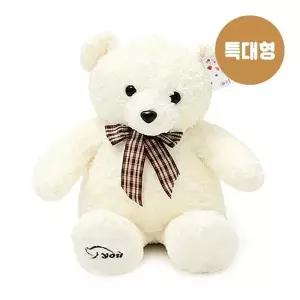 (선택 토토리본베어인형 아이보리-특대(78cm))토토리본베어인형 아이보리-특대78cm 곰인형 대형곰인형 여자