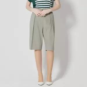 [보니스팍스][보니스팍스(Bonispax)] 나일론 핀턱 8부 와이드 팬츠 (택가격 89000원)