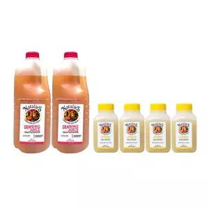 나탈리스 100%착즙 자몽주스 1.77L 2개 + 레몬주스 250ml 4개
