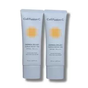 [셀러허브]셀퓨전씨 더마 릴리프 썬스크린 100 50ml 2개 (S49812707)