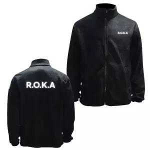 블랙 겨울집업 기모 반사 후리스 집업 ROKA 뽀글이자켓 여성후리스 (W980B38)