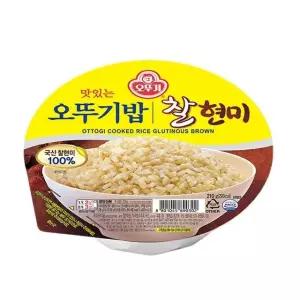 고품질 맛있는 오뚜기밥 찰현미 210g X 12개 흑미 현미 오곡 (WB4381D)