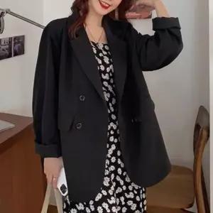 얇은 봄 여름 자켓 차르르 핏 더블버튼 캐주얼룩 여성야상자켓 여성울자켓 (WECD810)