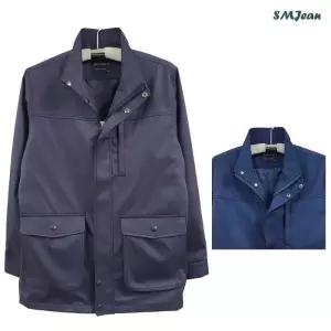 [에스엠진]SMJ1663 남성 사파리 점퍼 바람막이 야상 중년 남성 봄가을