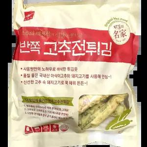 반쪽고추전튀김 (사옹원 40g x25입) 업소용식당 떡볶이용 반찬용 식사대용 명절음식용 반찬용고추전