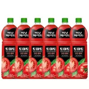 [셀러허브]코카콜라 미닛메이드 토마토 1.5L X 6펫 주스 과일 PET (S11845858)
