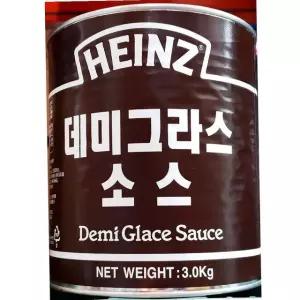 하인즈 데미그라스소스캔 3kg 6개 소스 돈까스 스테이크 양념 통조림