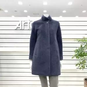 [아르테]울 알파카 혼방 차이나카라 하프코트 DLDPWH290GY_JJ