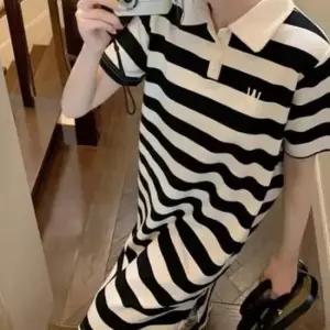 카라 스트라이프 린넨 원피스 여름 원피스