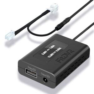 메르세데스 벤츠용 FITDVR 대시 카메라 전원 용이, 12V 출력, 설치 USB 어댑터(3핀), LED 레이더, 디스플레이 캠, D3-022용 5V 전원,