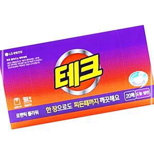 테크 뽑아쓰는 간편 시트 로맨틱 플라워 20매
