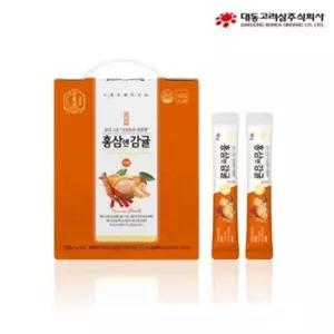 홍삼엔감귤 홍삼스틱 액상감귤 감귤 홍삼스틱 사무실 100포 선물