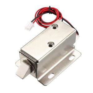 캐비닛 도어 잠금 장치용 UXCELL DC 12V 1.1A 11.4MM 전자기 솔레노이드 래치 장치 h2U
