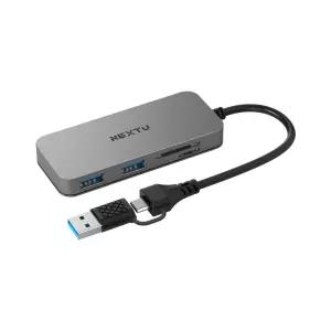 NEXT-9713TCU3 Type-C to USB3.0x2P/CF/SD/MicroSD 카드리더기 아답터