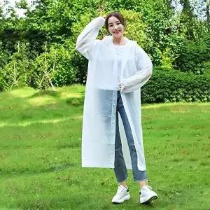 남녀공용 EVA 우비 비옷 롱 레인코트 성인우비-WFH04Z6
