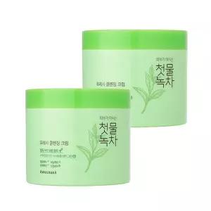 기초케어 과일나라 첫물녹차 프레시 클렌징크림 300ml 2개