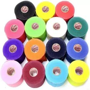 뮬러 언더랩 - 운동용 테이프/테이핑/헤드/헤어 밴드용 프리랩 레인보우 모듬 색상 12/PACK