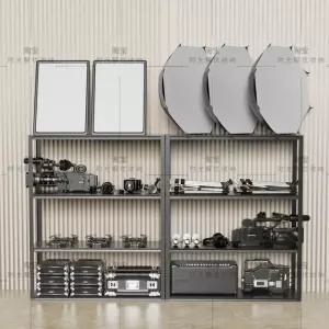 헬스장선반 거치대 장비 정리 정리대 운동기구 홈짐 원판 수납 80x40x160cm 보관대