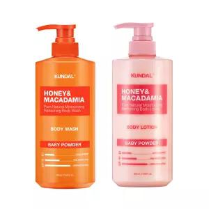 쿤달 퓨어 바디워시 500ml + 바디로션 500ml 세트