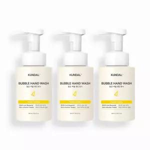 쿤달 퓨어 앤 세이프 버블 핸드워시 3구 세트 일랑일랑 300ml