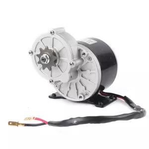 즐거운 기어 감속 전기 모터 12V 250W DC 고토크 자전거 스쿠터용 톱니 스프로켓 9개 포함 모델 MY1025Z2