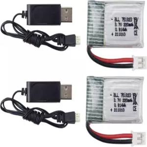 E010 GoolRC T36 NINHUI NH010 F36 H36 HS210 SANROCK GD65A ATOYX AT-66 쿼드콥터 배터리 RC 드론 액세서리용 USB 충전 케이블