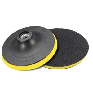 5인치 125mm 훅앤루프 버핑 패드 로터리 백킹 M10M14 드릴 어댑터 앵글 그라인더 자가접착 연마 디스크