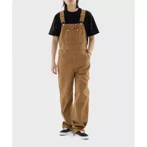 매장정품 DICKIES 디키즈 BIB 덕 캔버스 오버롤 팬츠 Brown DK011764BD0 1815105