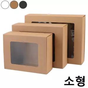 사각 접이식 투명창 선물박스 소형 X12개 포장케이스 접이식사각상자