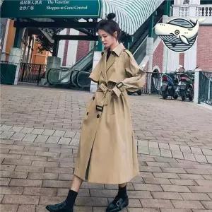 오프너 오버핏 가을 트렌치 롱자켓 세련된 GCE64cGX