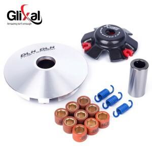 GY6 125cc 고성능 레이싱 DLH 변속기 키트(롤러 웨이트 포함) 152QMI 157QMJ 스쿠터 모페드용 풀리 구동