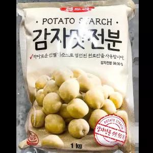 움트리 감자전분 1k X10 식당용 추석용 반죽점도조절 감칠맛 뷔페식당 잡내