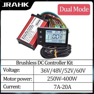 JRAHK 36V 350W S866 BLDC 컨트롤러 키트 전기 자전거 7A-20A 48V 스쿠터 가속기 60V