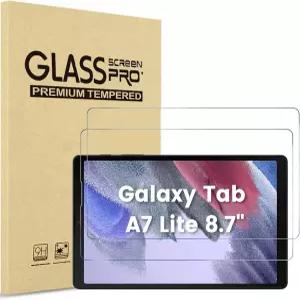 프로케이스 2팩 갤럭시 탭 A7 라이트 8.7인치 2021 스크린 프로텍터 T220 T225 T227 삼성 2021년 출시