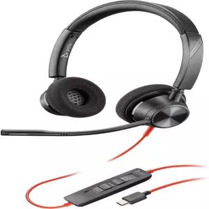Plantronics 블랙와이어 3320 USB-C 헤드셋
